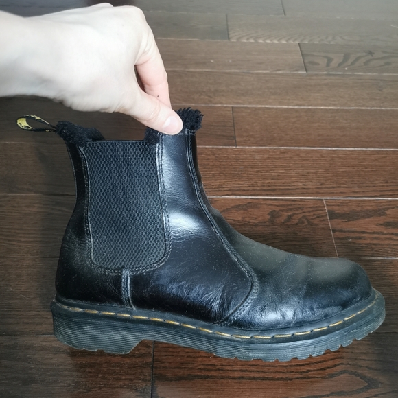 Faux Fur Lined Doc Martens - Picture 4 of 5